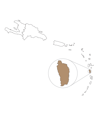dominica europe map