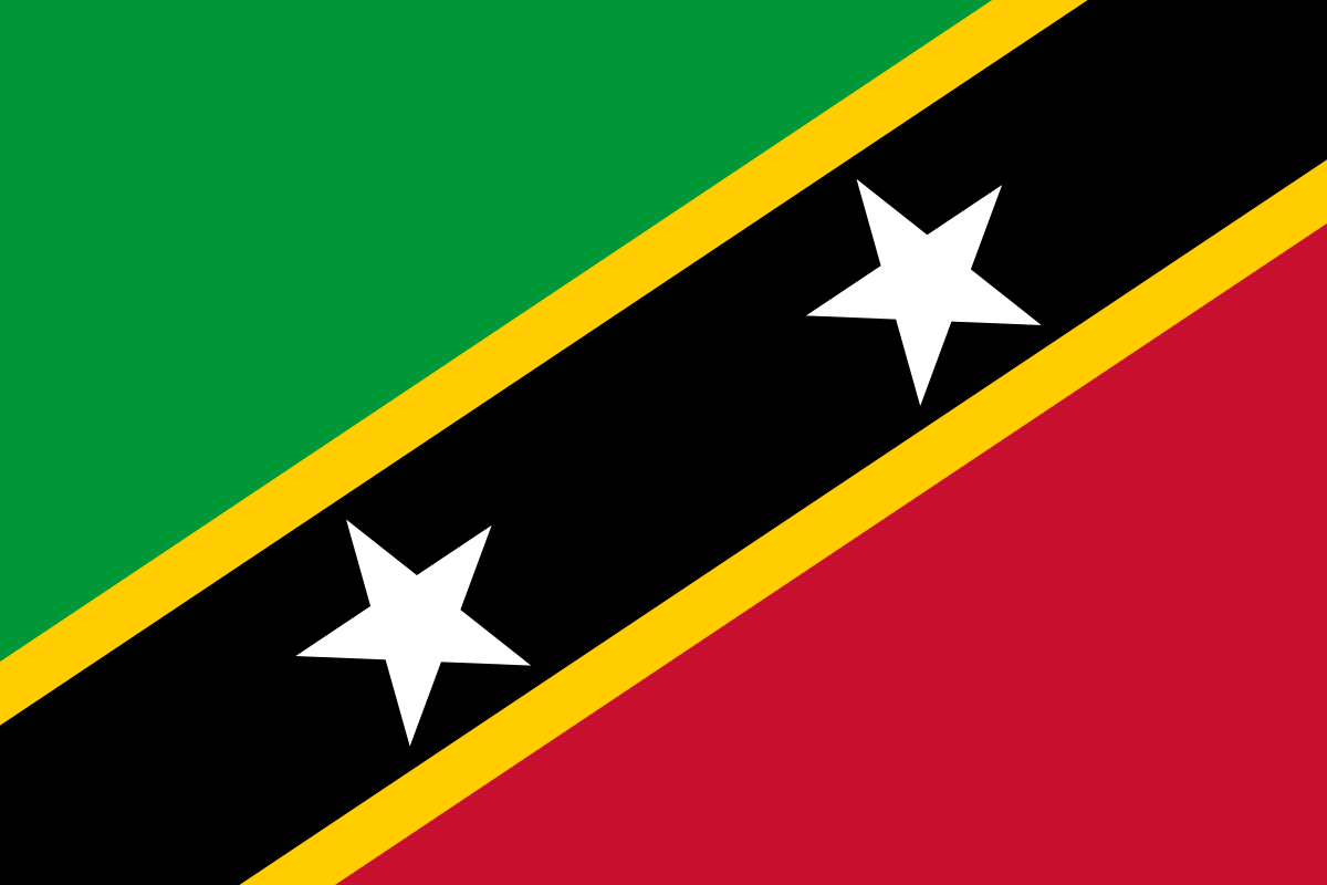 saint kitt & nevis flag